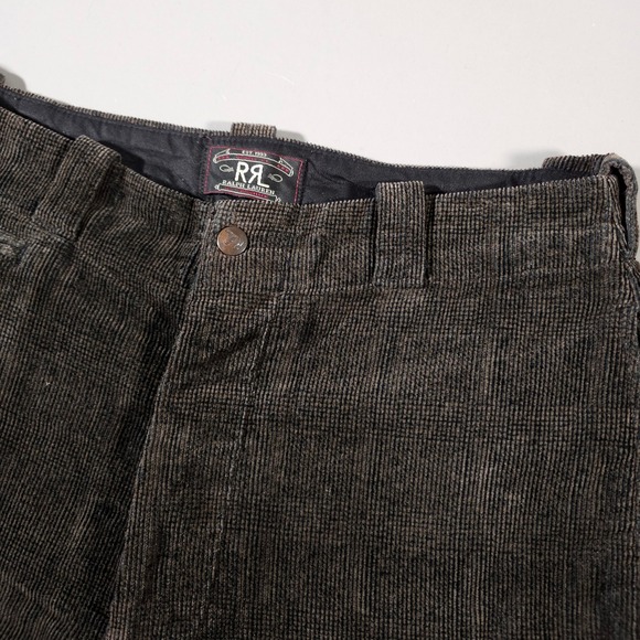 RRL Ralph Lauren Other - RRL Corduroy Pants Mens‎ 31x29 Brown Straight Leg Button Fly Ralph Lauren
